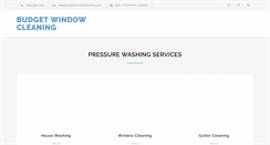Desktop Screenshot of budgetwindowcleaning.com